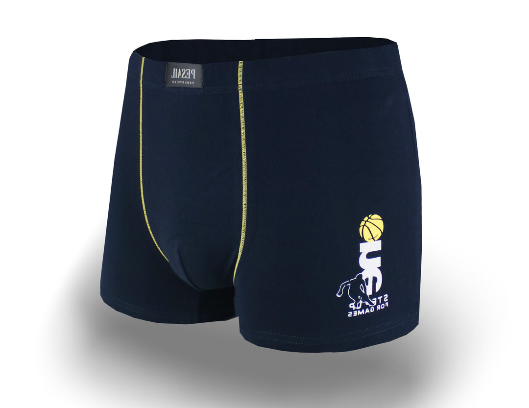 TEEN sports classic flexible cotton boxer shorts U5152 - 4 pieces per pack