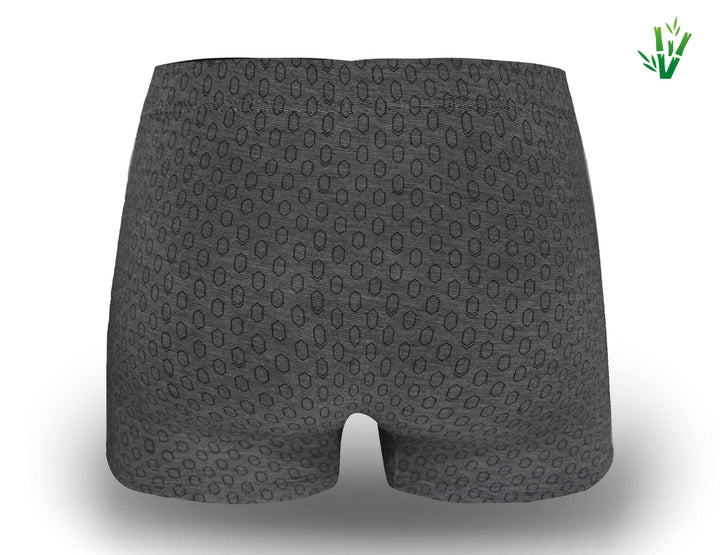Men's bamboo soft flexible breathable boxers HONEYCOMB M6765 4pcs in a pack