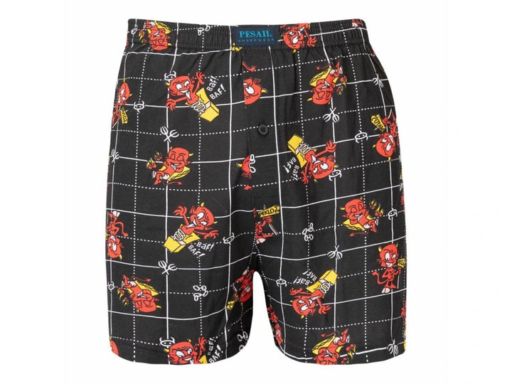 Loose jersey elastic cotton classic light soft shorts HF021K 4pcs in a pack