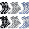 Men's striped thermal socks XLFH6005 6 pairs
