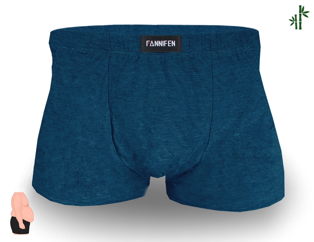 Men's loose elastic waistband soft breathable boxer shorts FM603, 4 pieces per pack
