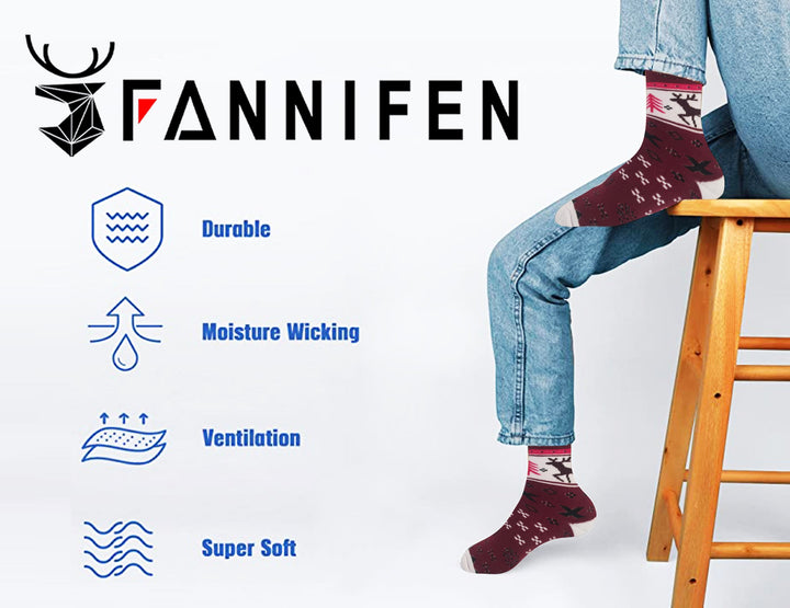 Women's Christmas thermal socks JW6041 - 4 pairs