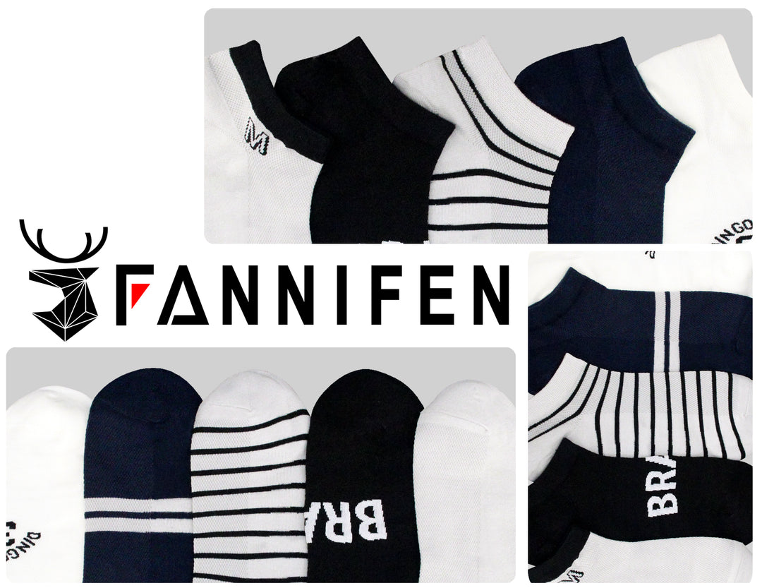 Men's ankle cotton soft breathable socks HCM6333 6 pairs