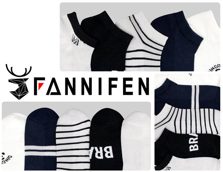 Men's ankle cotton soft breathable socks HCM6333 6 pairs