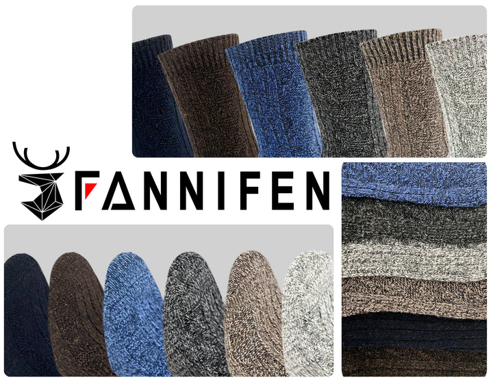 Men's wool soft warm eco breathable thermal socks LY306 4 pairs