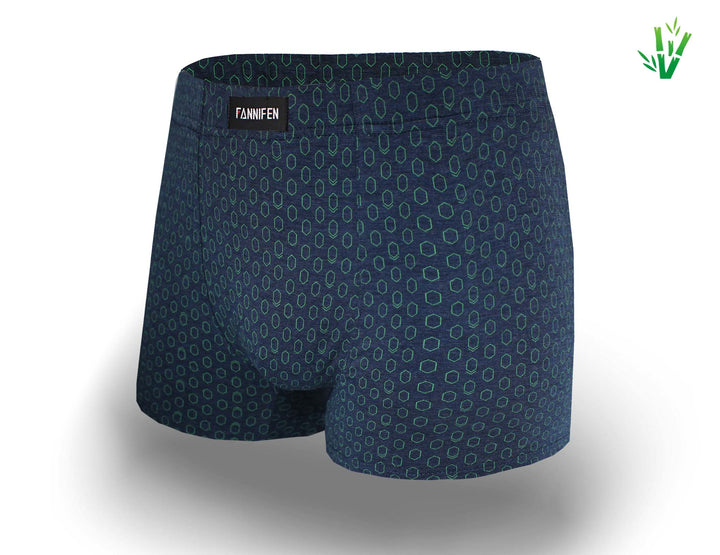 Men's bamboo soft flexible breathable boxers HONEYCOMB M6765 4pcs in a pack