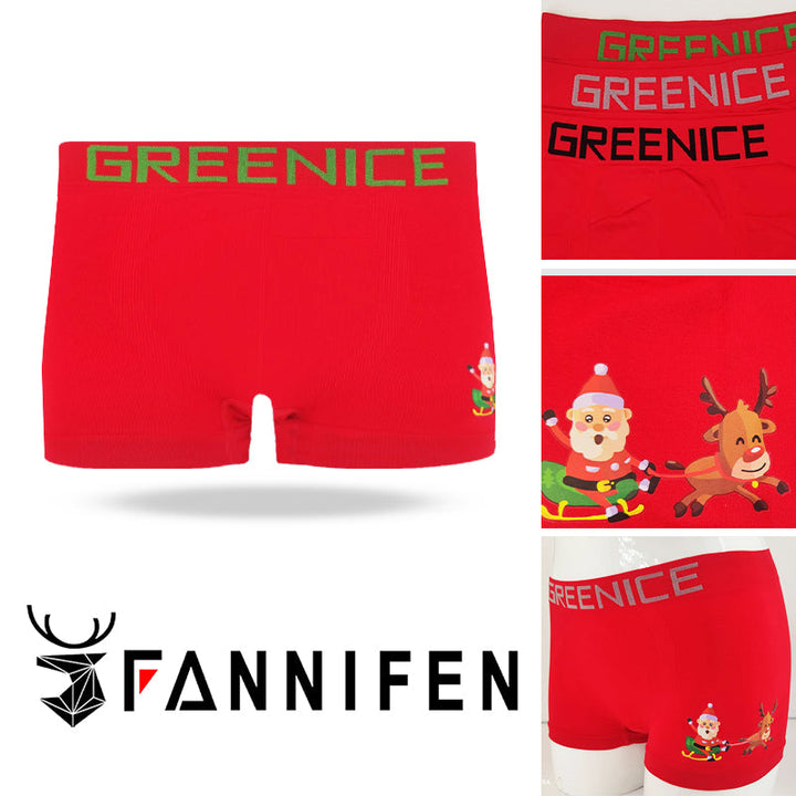 Boys' Christmas boxers 4717 - 4 pcs in a pack