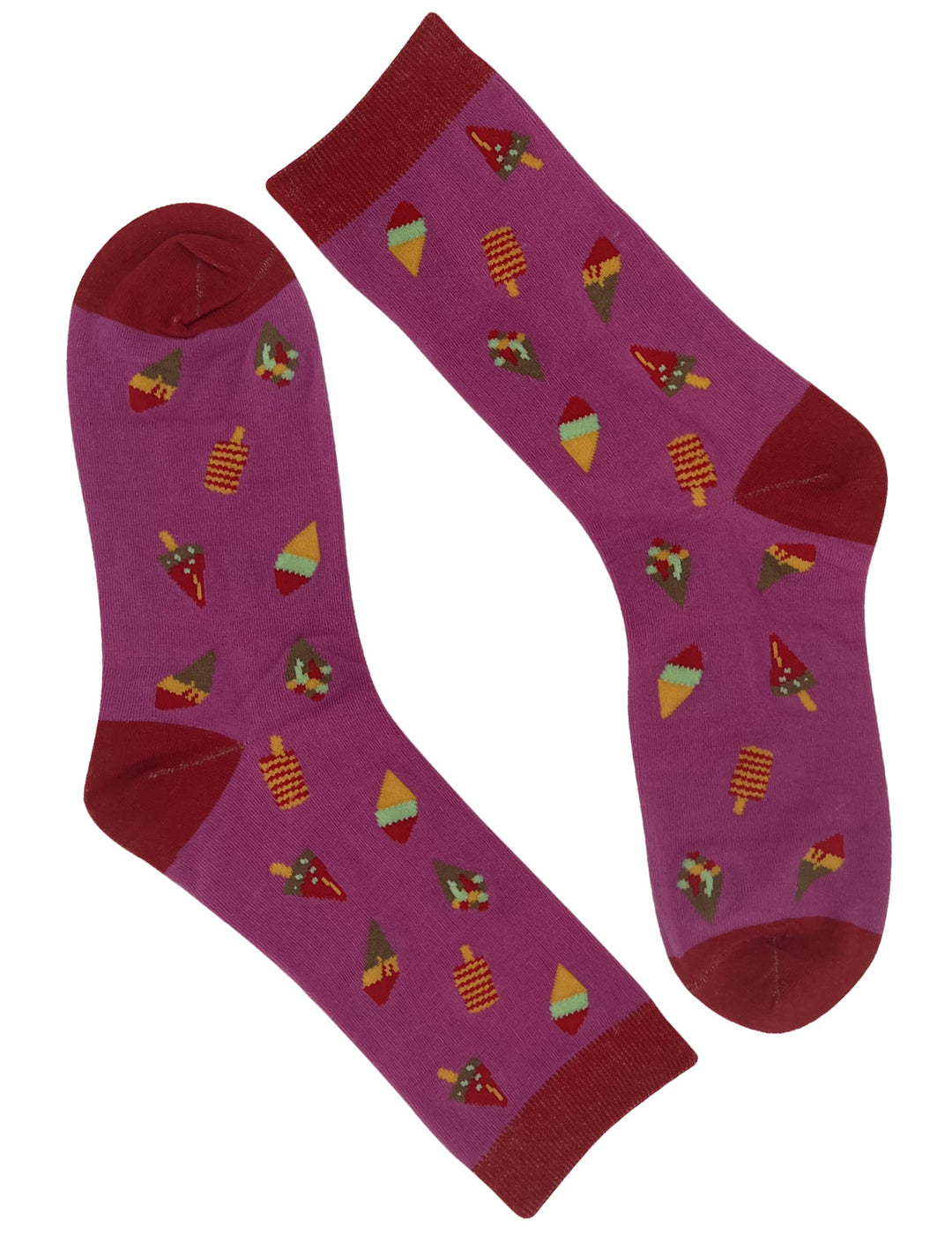 Women's cheerful socks Snacks NY05 6 pairs