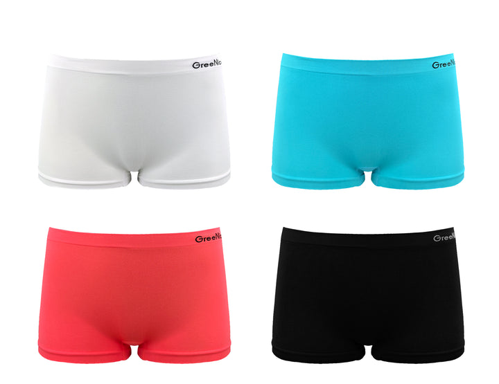Women's Seamless Elegant French Comfortable Elastic Stretchable Everyday Boxers GREE-6832 - 3 pieces in a pack