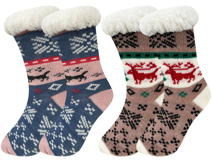 Women's thermal socks WW041 2 pairs