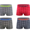 Men's seamless classic soft flexible breathable boxer shorts GREE-4593 4 pieces per pack