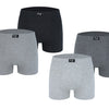 Men's loose boxer shorts HF036 4 pieces in a pack