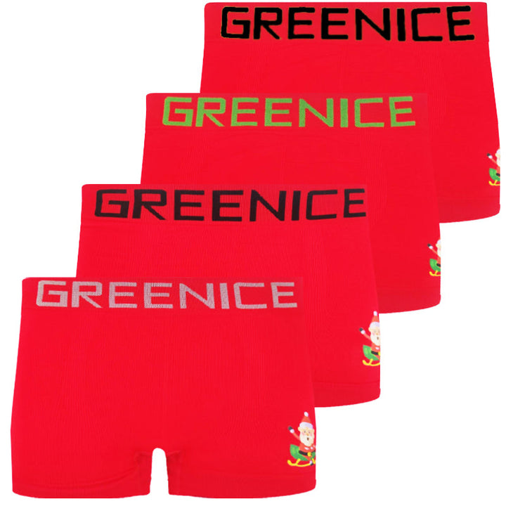 Boys' Christmas boxers 4717 - 4 pcs in a pack