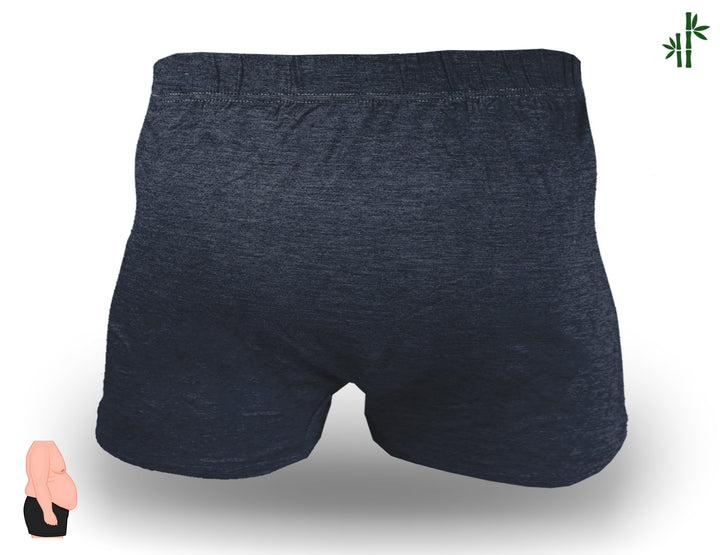 Men's loose elastic waistband soft breathable boxer shorts FM603, 4 pieces per pack