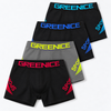 Bezšvové mäkké priedušné flexibilné boxerky SPORT GREE-4826 4 kusy v balení