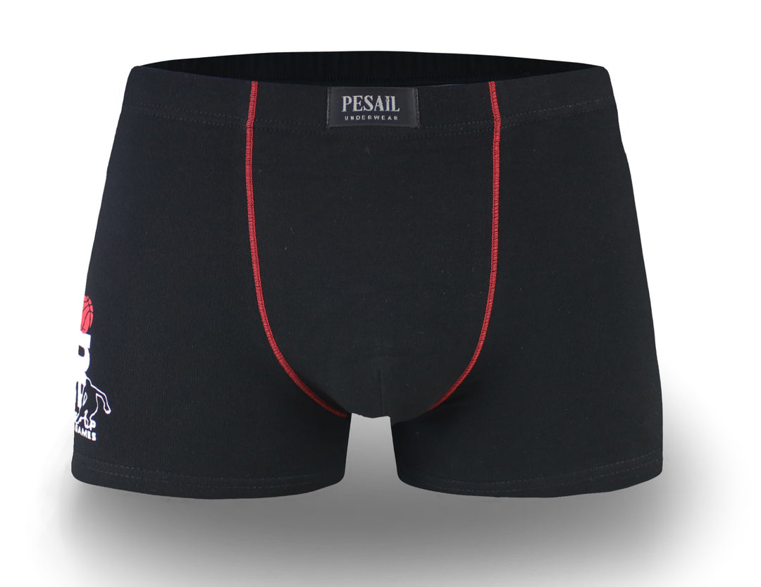 TEEN sports classic flexible cotton boxer shorts U5152 - 4 pieces per pack
