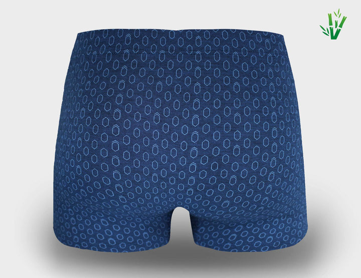 Men's bamboo soft flexible breathable boxers HONEYCOMB M6765 4pcs in a pack