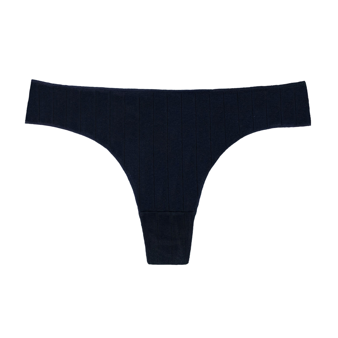 Women's single-color smooth flexible thongs CZ8028 3 pcs