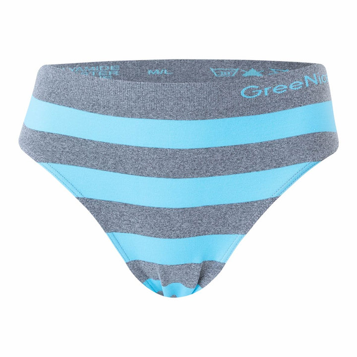 Seamless striped panties GREE-2914 - 3 pcs in a package