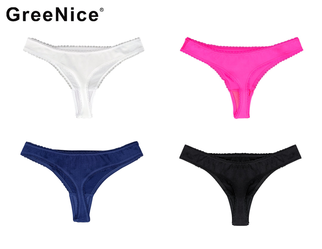 Women's seamless thongs GREE-6688 - 3 pieces per pack