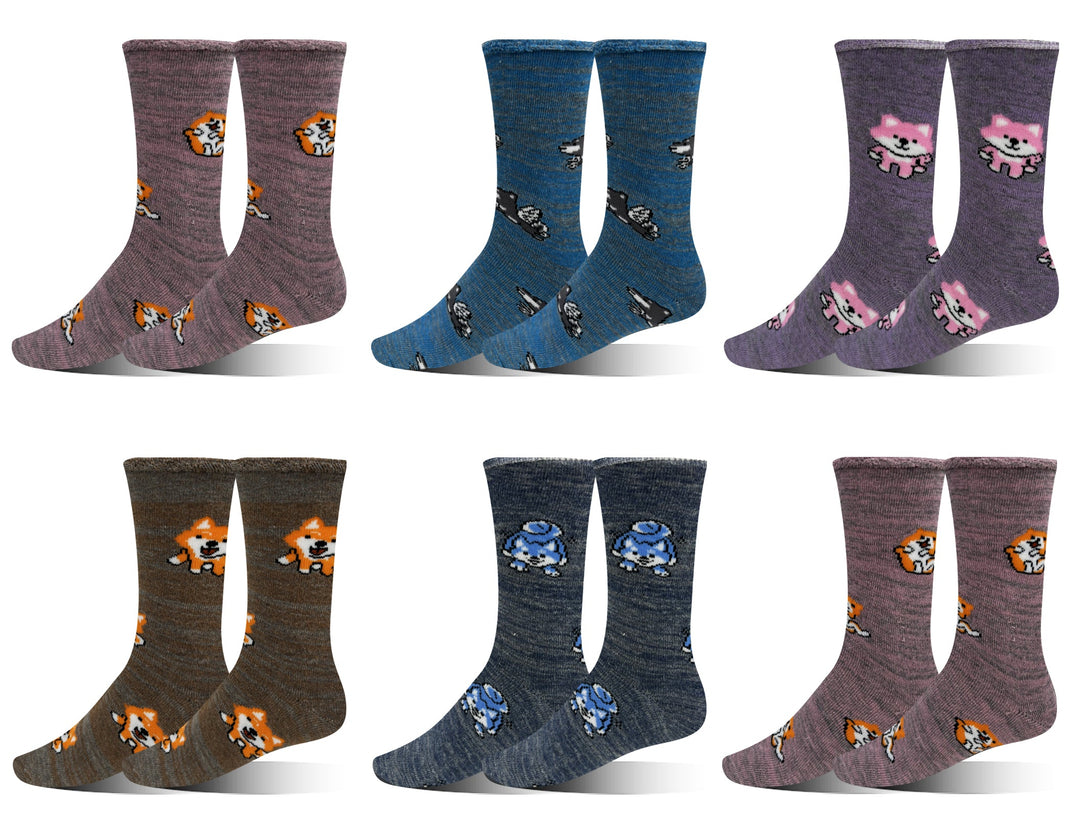 Women's thermal socks SSW047 4 pairs