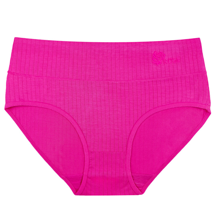 Women's high-waisted bamboo classic smooth panties RM0036 - 3 pieces in a pack