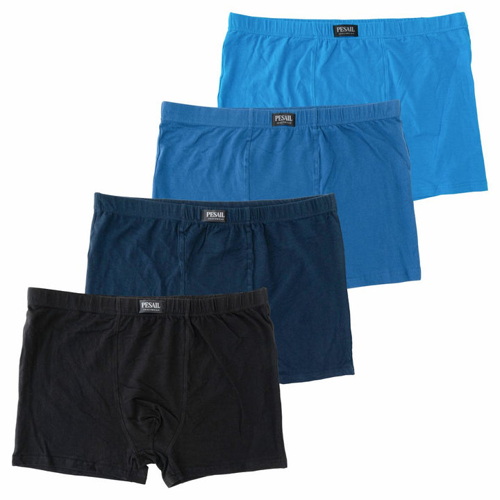 Men's loose boxer shorts HF036 4 pieces in a pack