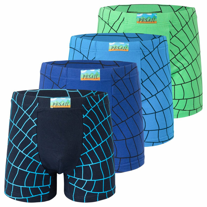 Boys' Boxers Spider Web PE-XQ2617 4 pcs in a pack