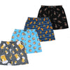 Men's loose boxer shorts HF021K2 4 pieces per pack