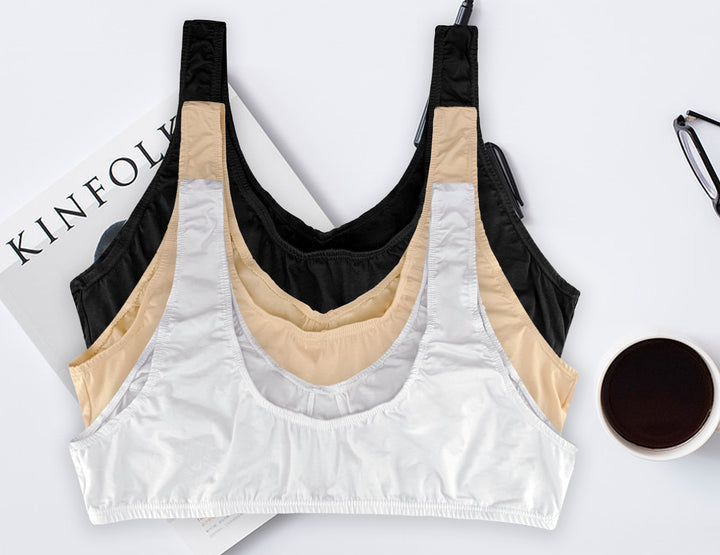 Bra without padding and underwire FAN-158 2 pcs