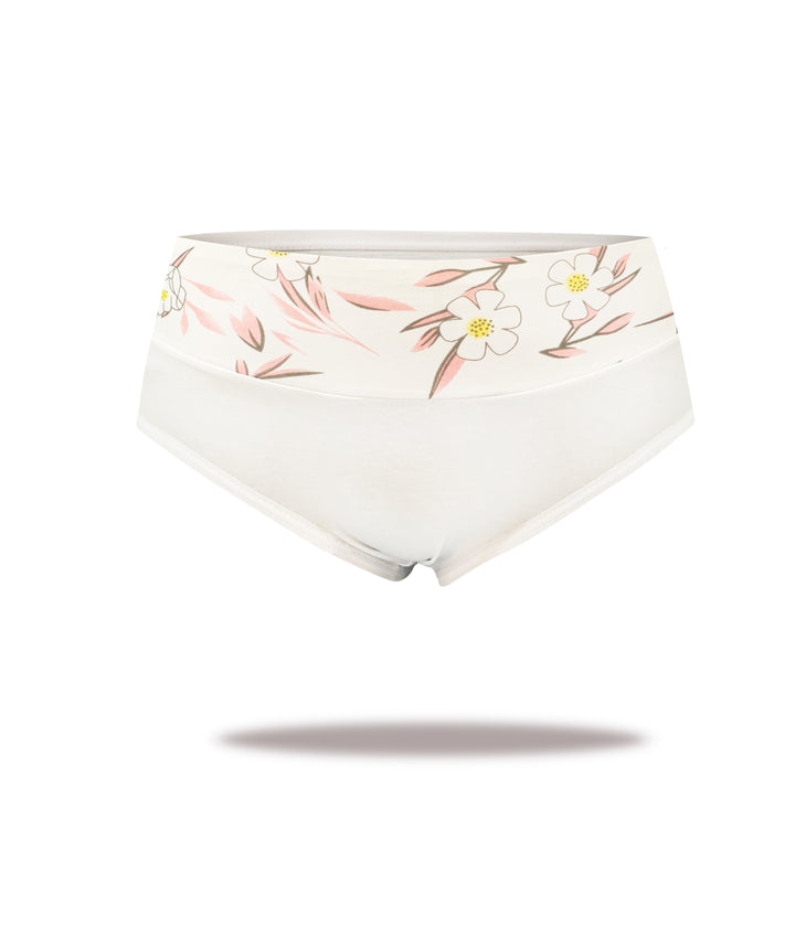 Women's cotton panties FLOWERS YW4126 -3 pcs per pack