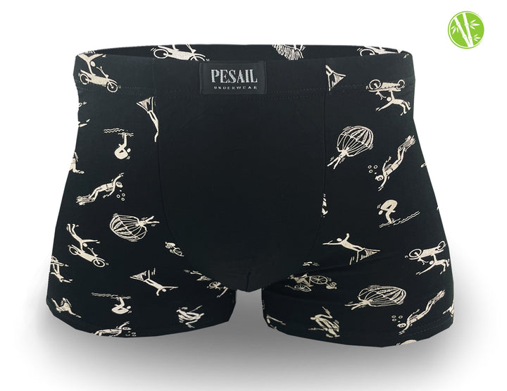 Teen bamboo boxers Skateboard UM0170 4pcs