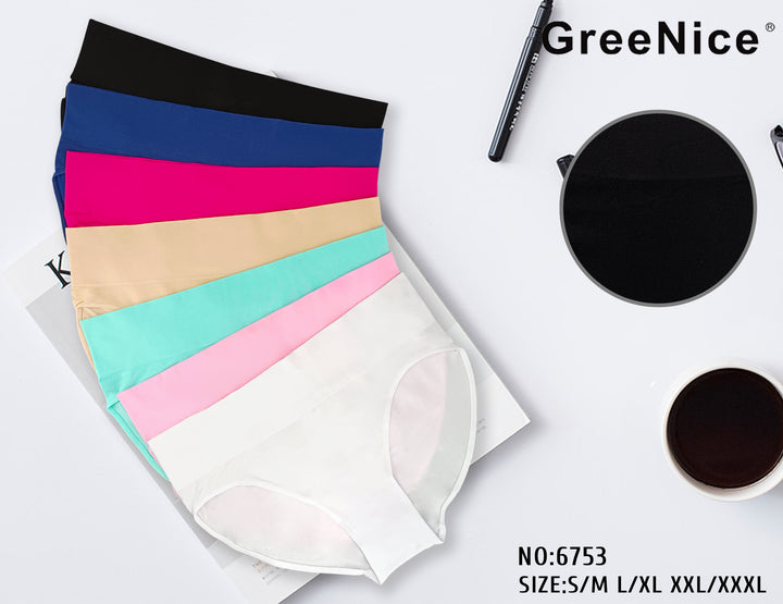 Seamless panties GREE-6753 - 3 pieces per pack