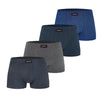 Men's bamboo soft flexible breathable boxers HONEYCOMB M6765 4pcs in a pack