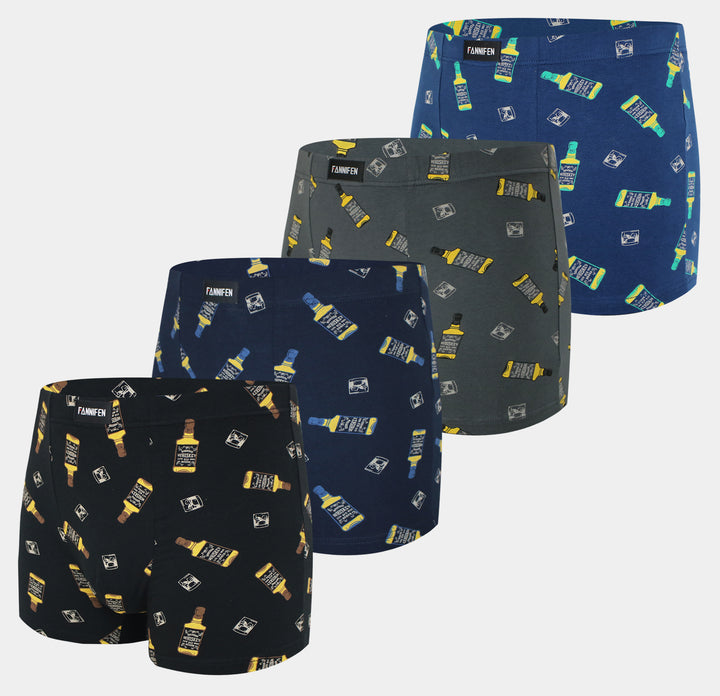 Cotton boxers soft flexible breathable WHISKEY G5123 - 4 pieces in a pack