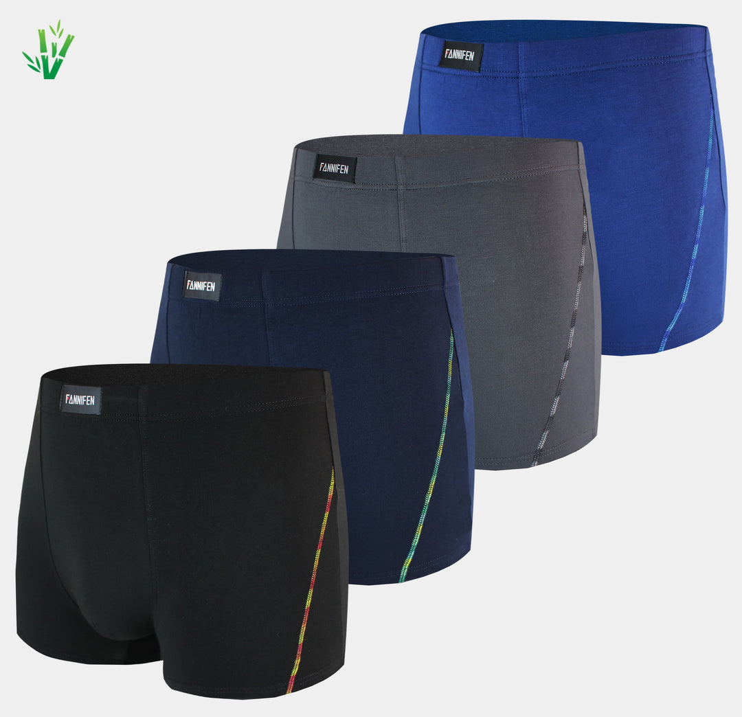 Men's bamboo boxers M6704 - 4pcs in a pack