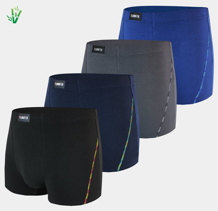 Men's bamboo boxers M6704 - 4pcs in a pack