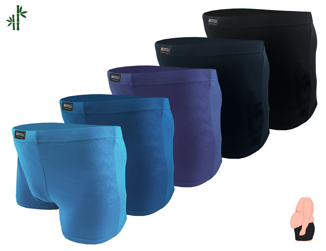 Men's Loose Breathable Soft Moisture-Wicking with Fly Underwear FM602, 4 pieces per pack