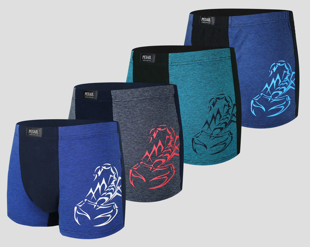 Men's boxer shorts G525 - 4 pieces in a pack