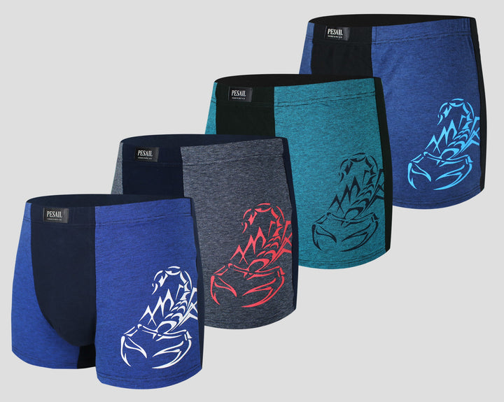 Men's boxer shorts G525 - 4 pieces in a pack