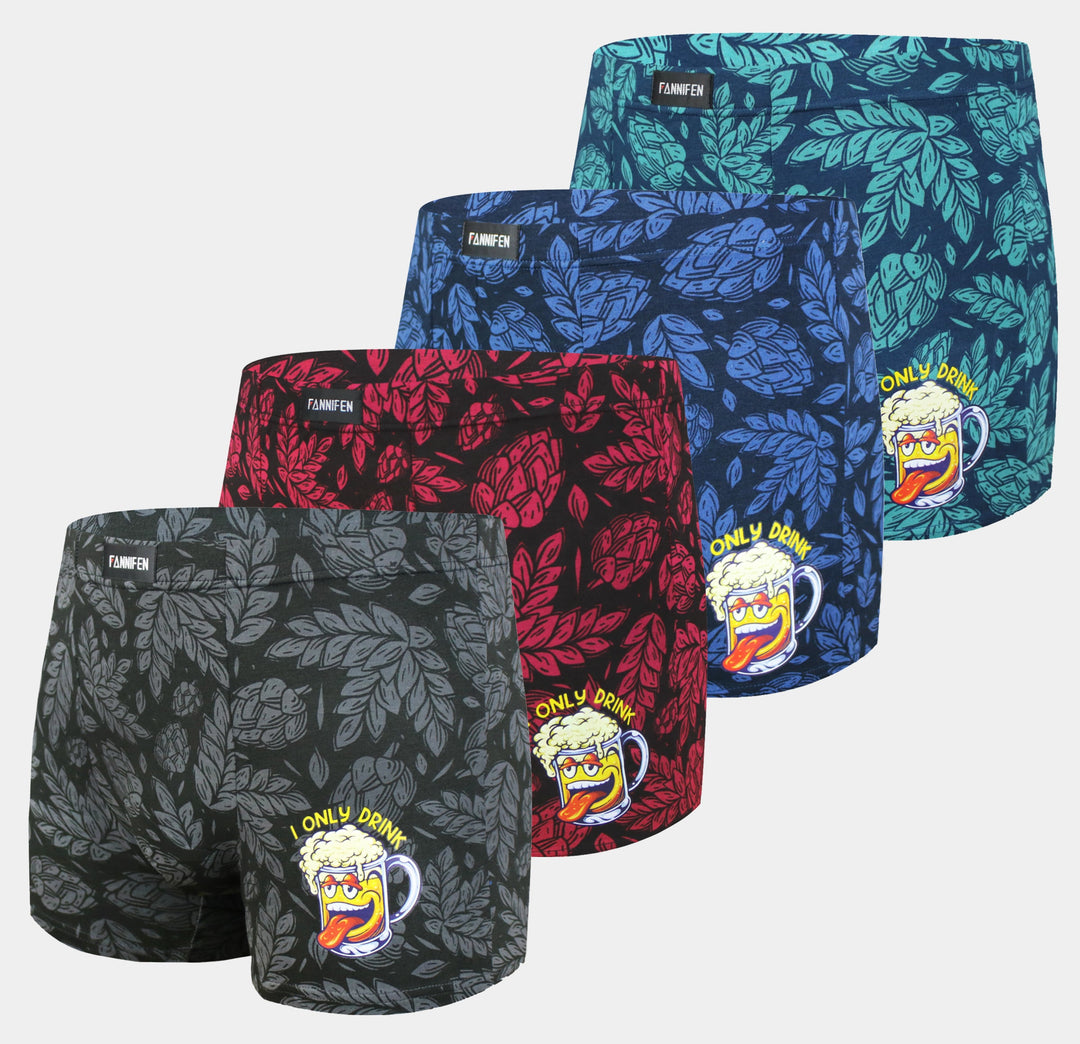 Men's cotton boxers G5129 - 4 pcs in a pack