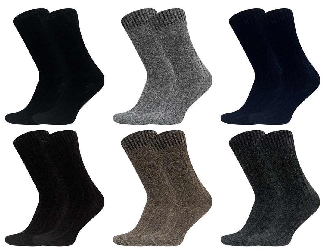 Men's wool thermal socks LY307 4 pairs