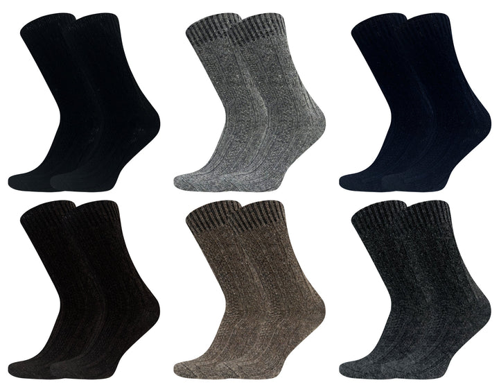 Men's wool thermal socks LY307 4 pairs