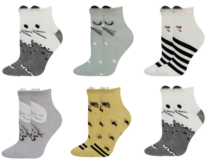 Women's ankle socks CW404 - 6 pairs