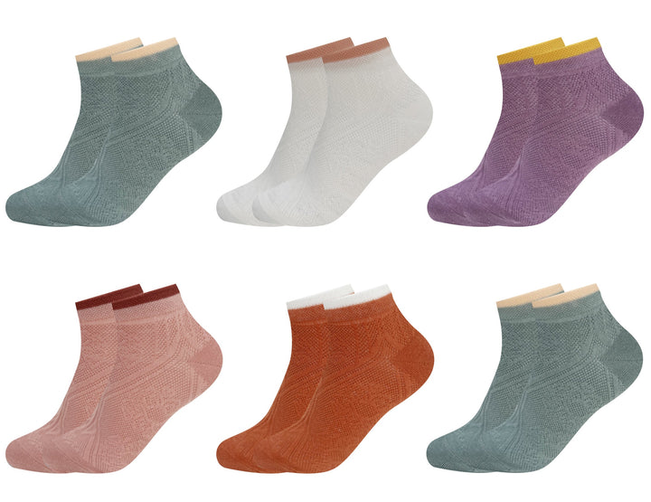 Women's ankle socks CW409 6 pairs