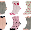 Girls' socks QW3049 - 6 pairs