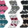 Women's furry thermal socks HEARTS ZWD2304 6 pairs