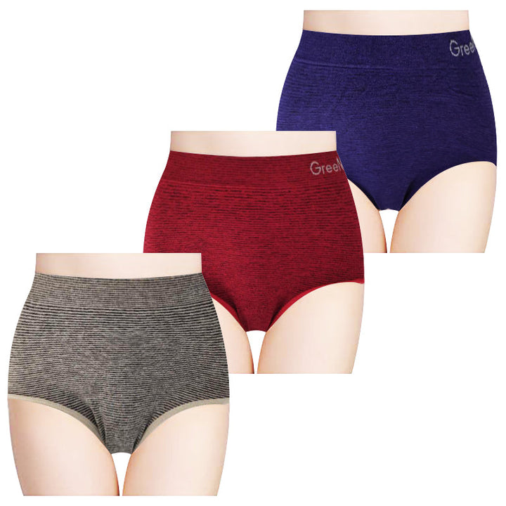 Seamless panties large size 6011 - 3 pcs in a pack
