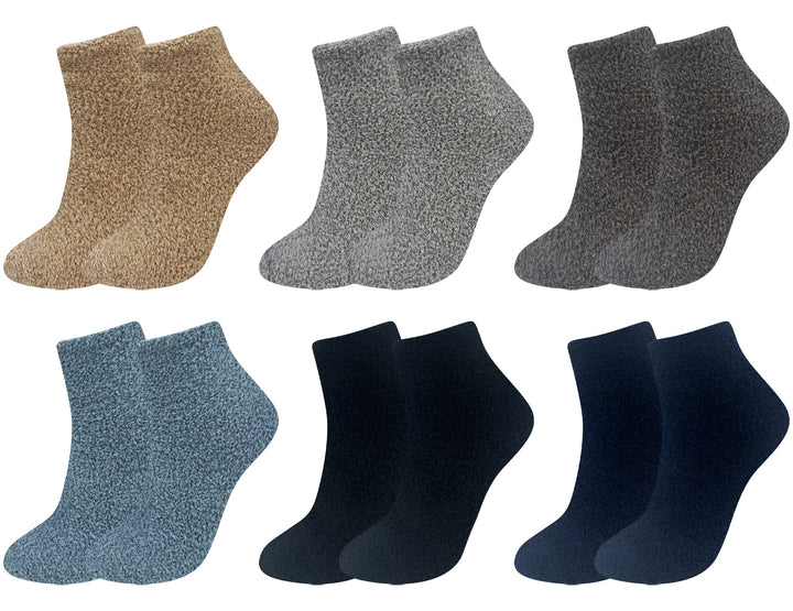Men's furry thermal socks DM9403 4 pairs