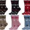Women's furry thermal socks ZWD2307 6 pairs